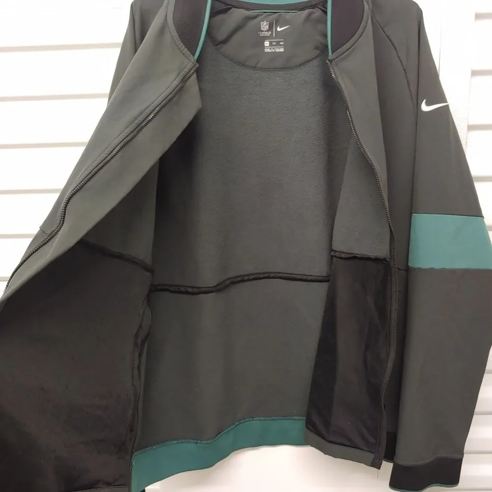Philadelphia Eagles On Field Team Apparel Jacket Nike NFL Full-Zip Up - Size XL